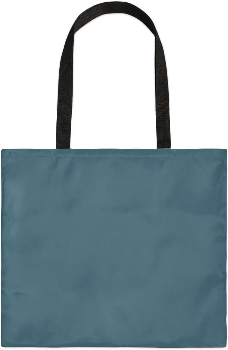 Airy Blue Canvas Tote Bag for Women Men Stylish Tote Handbag Shoulder Bag Reusable Grocery Bag