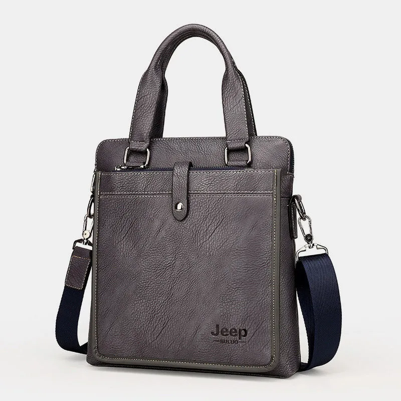 Business Briefcase for Men 14" Laptop Handbag Lightweight Slim Messenger Bag