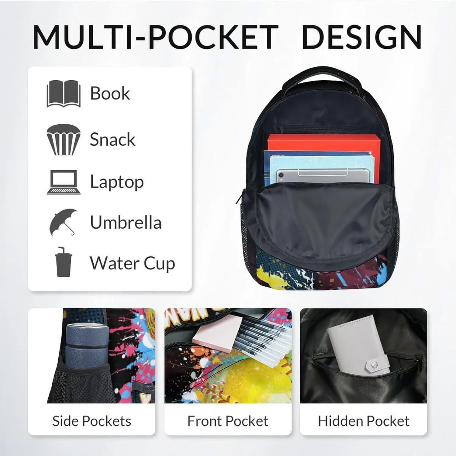 Custom Backpack Set - Softball Backpacks for Girls - Kids Bookbag for Elementary Middle School - Personalized School Bag with Lunch Box & Pencil Case