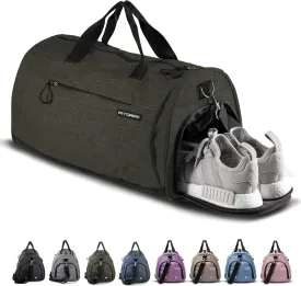 Fitgriff Gym Bag for Men & Women with Shoe & Wet Compartment - Duffle Bag for Travel, Sports, Fitness & Workout