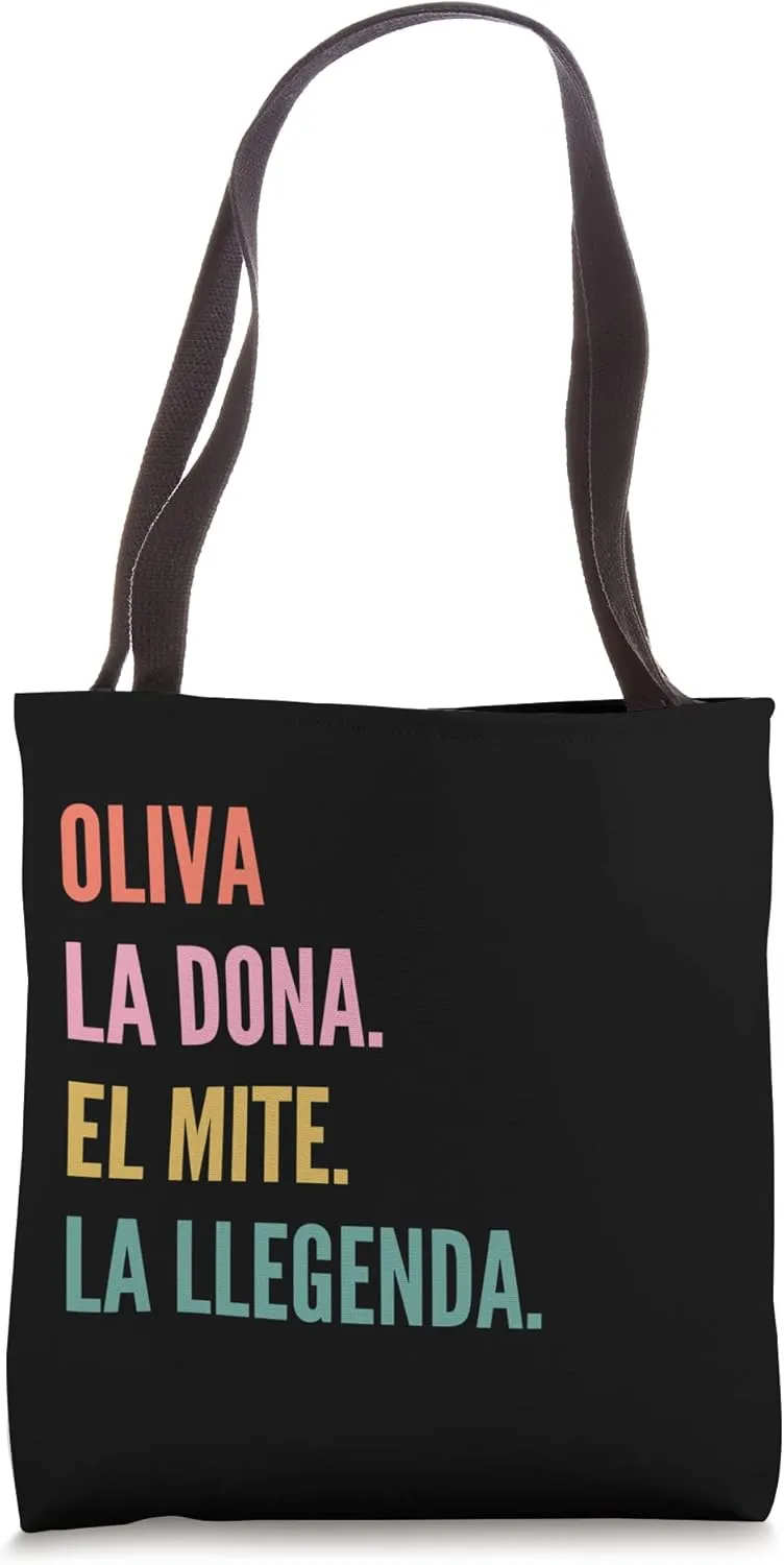 Funny Catalan First Name Design - Oliva Tote Bag