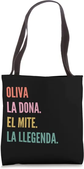Funny Catalan First Name Design - Oliva Tote Bag