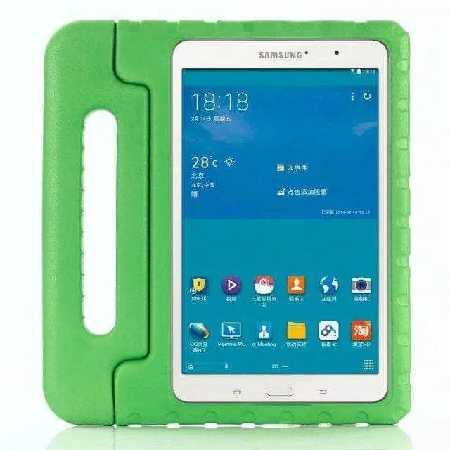 Galaxy Tab A A2 10.5 2018 SM T590 Children Safe Rugged Proof Thick EVA Foam Handle Stand Protective Case