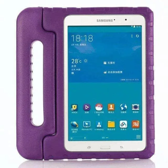 Galaxy Tab A A2 10.5 2018 SM T590 Children Safe Rugged Proof Thick EVA Foam Handle Stand Protective Case
