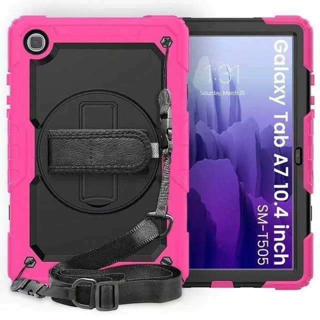 Galaxy Tab A7 Case 10.5 T500 T505 Heavy Duty Shockproof Rugged Hybrid Protective Case