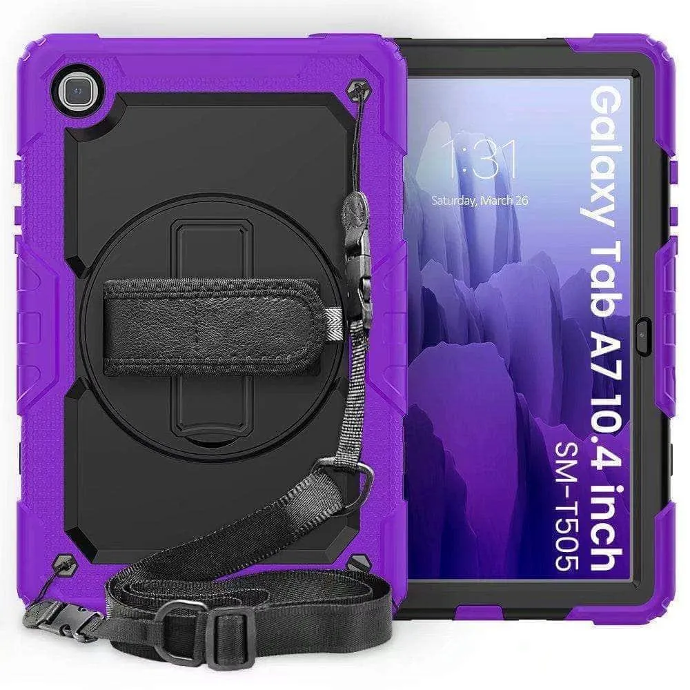 Galaxy Tab A7 Case 10.5 T500 T505 Heavy Duty Shockproof Rugged Hybrid Protective Case