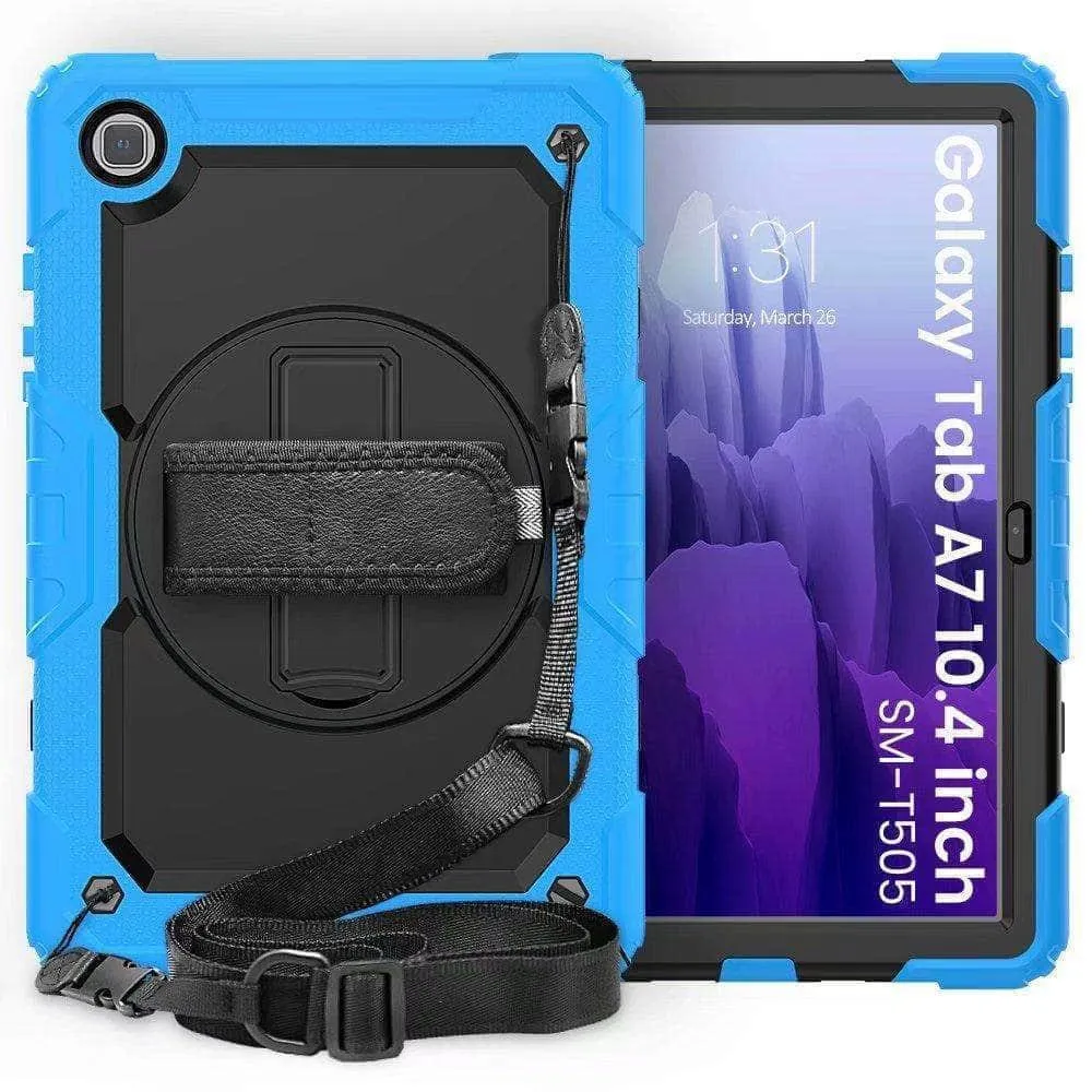 Galaxy Tab A7 Case 10.5 T500 T505 Heavy Duty Shockproof Rugged Hybrid Protective Case
