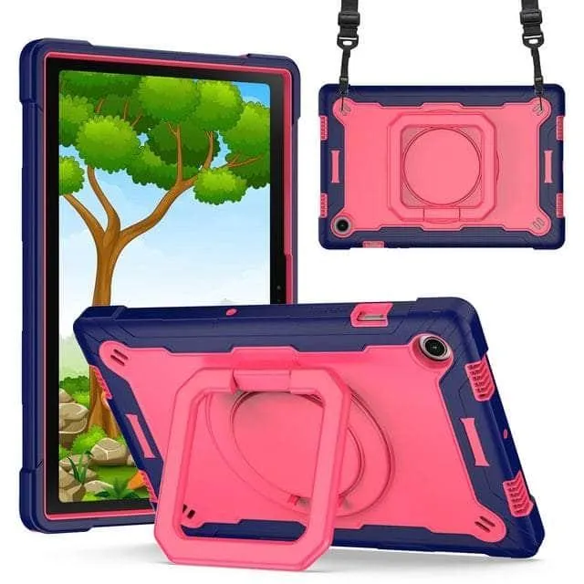 Galaxy Tab A8 10.5 (2022) Heavy Duty Shockproof Hand Ring Case