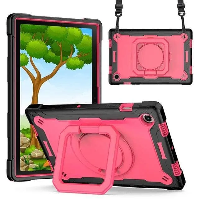 Galaxy Tab A8 10.5 (2022) Heavy Duty Shockproof Hand Ring Case