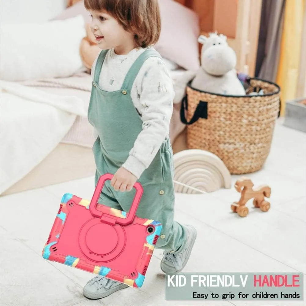 Galaxy Tab A8 10.5 (2022) Heavy Duty Shockproof Hand Ring Case