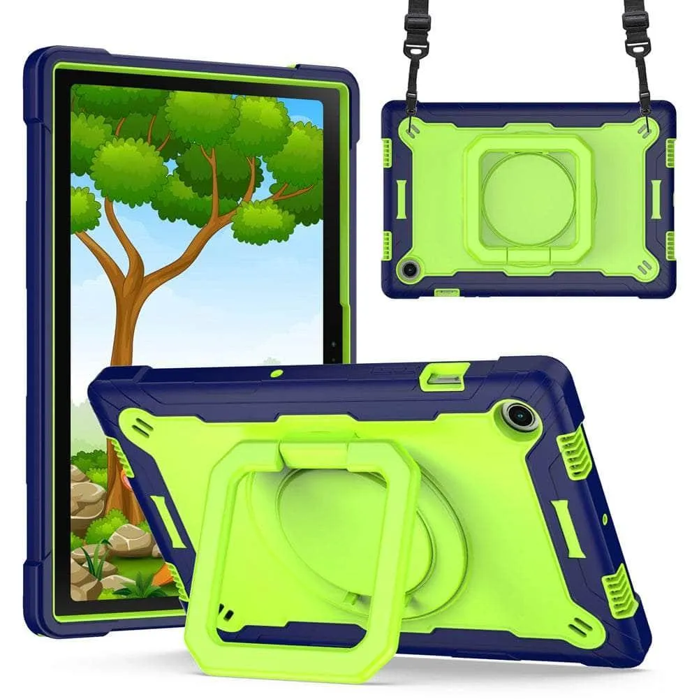 Galaxy Tab A8 10.5 (2022) Heavy Duty Shockproof Hand Ring Case