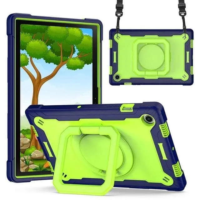 Galaxy Tab A8 10.5 (2022) Heavy Duty Shockproof Hand Ring Case