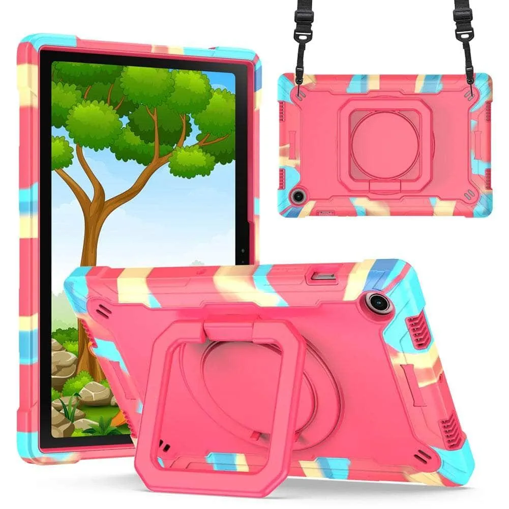 Galaxy Tab A8 10.5 (2022) Heavy Duty Shockproof Hand Ring Case