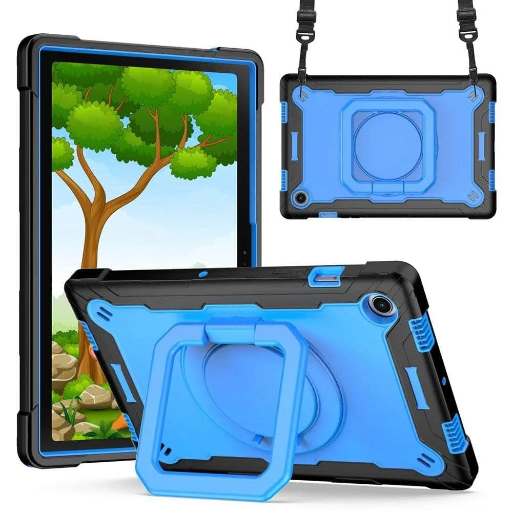 Galaxy Tab A8 10.5 (2022) Heavy Duty Shockproof Hand Ring Case