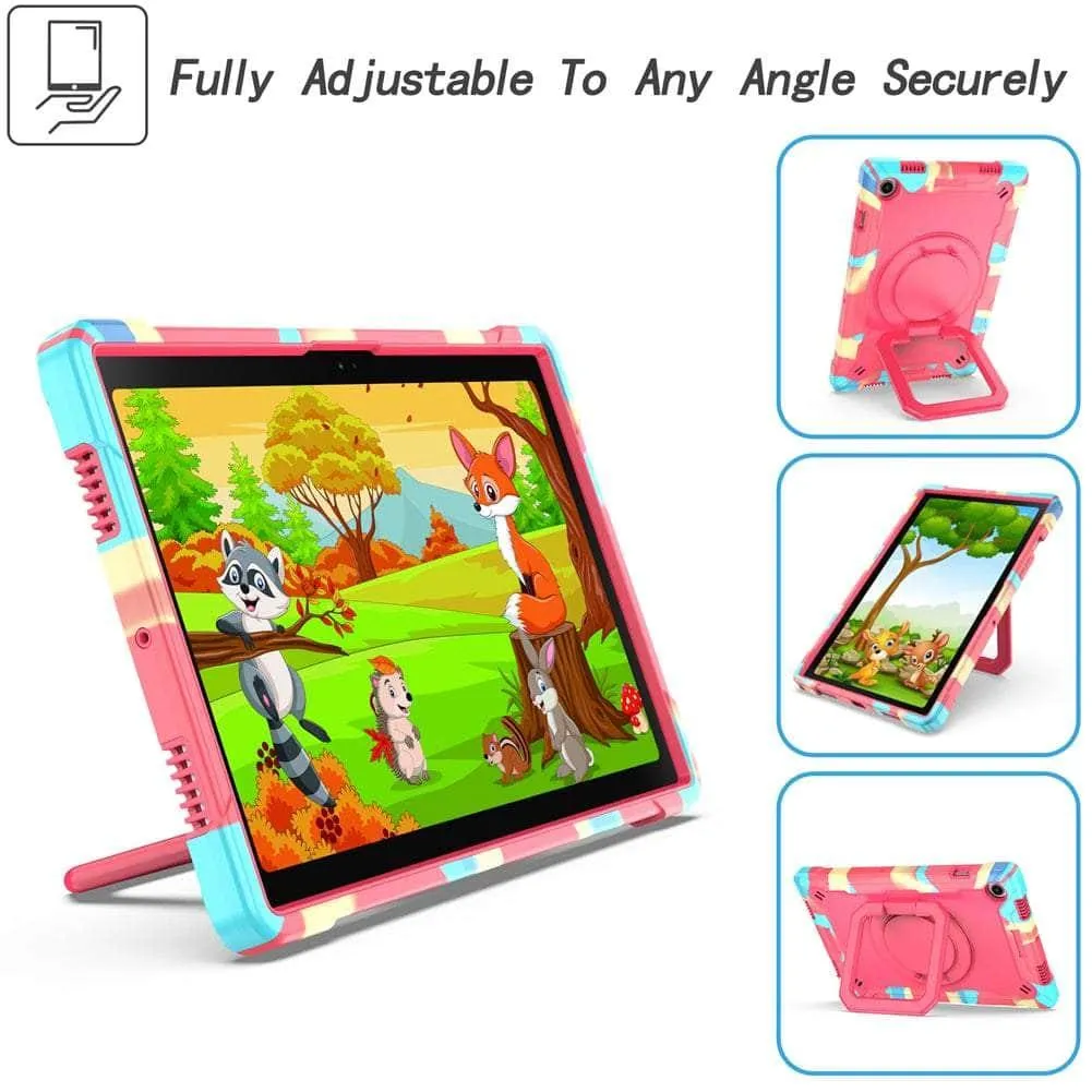 Galaxy Tab A8 10.5 (2022) Heavy Duty Shockproof Hand Ring Case