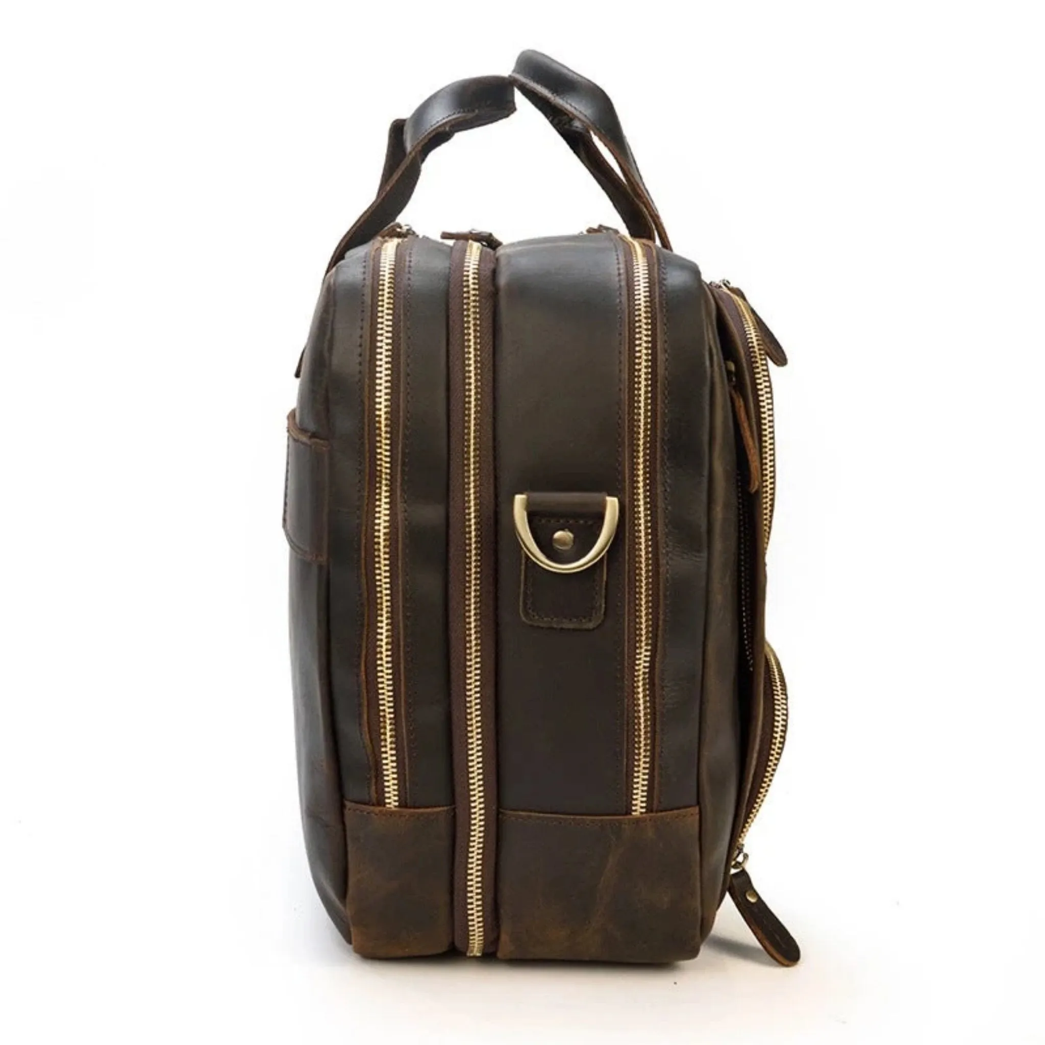 Handmade Full Grain Leather professional Briefcase