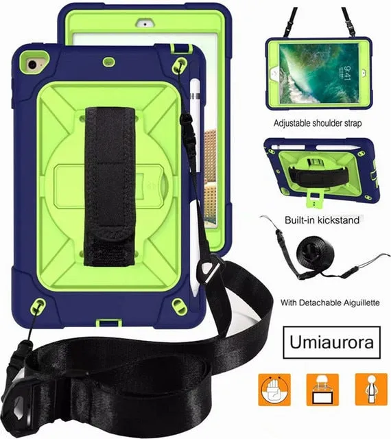 Heavy Duty Silicon Tablet Case for iPad  Kids Safe Shockproof Cover