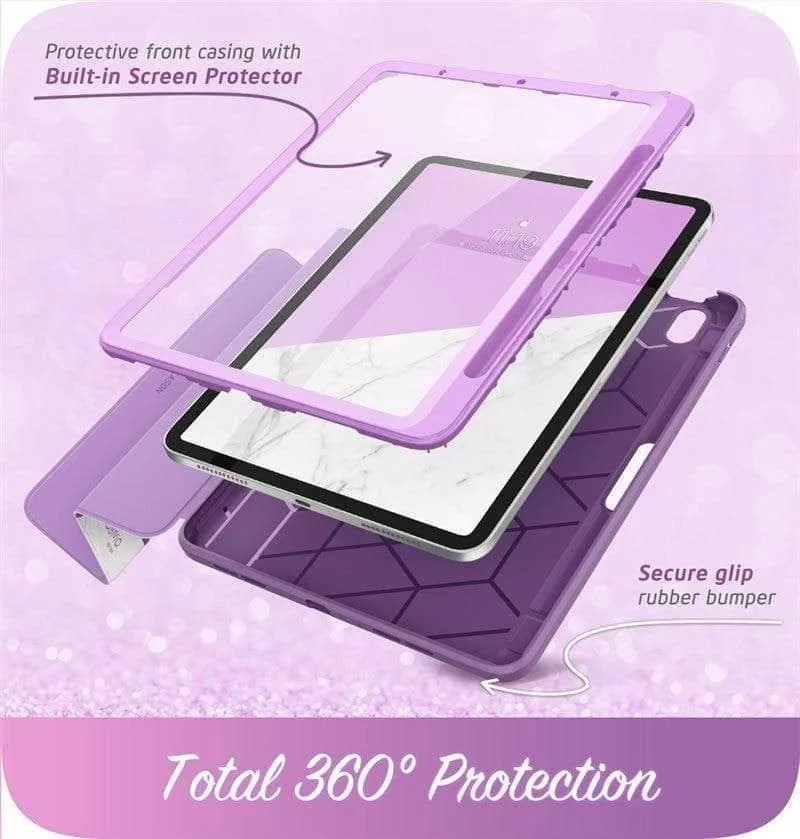 I-BLASON iPad Air 4 Cosmo Marble Trifold Stand Case