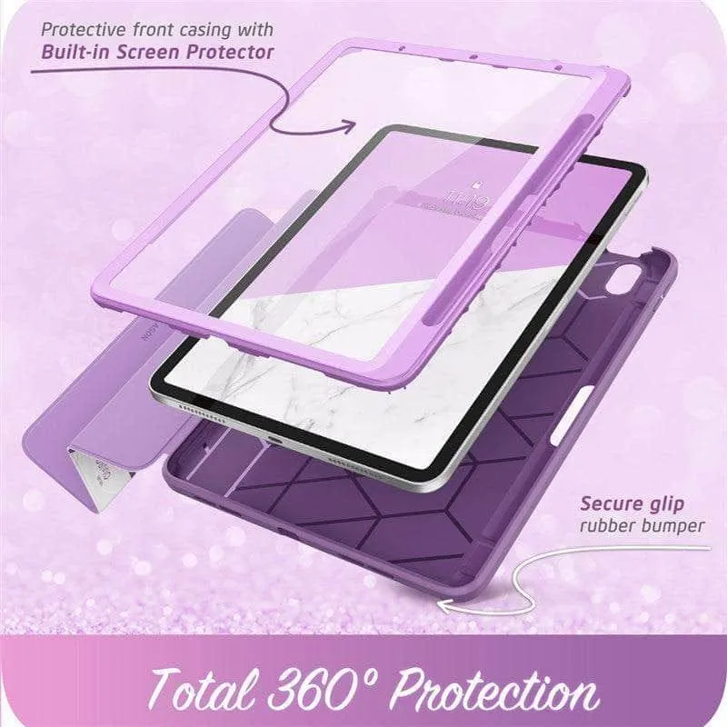 I-BLASON iPad Air 4 Cosmo Marble Trifold Stand Case