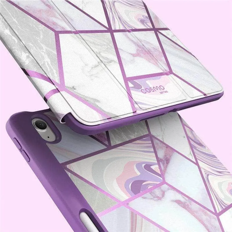 I-BLASON iPad Air 4 Cosmo Marble Trifold Stand Case