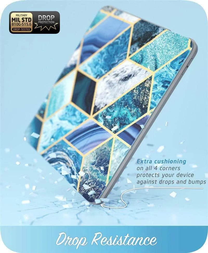 I-BLASON iPad Air 4 Cosmo Marble Trifold Stand Case