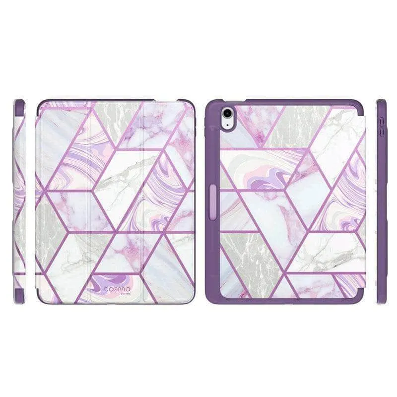 I-BLASON iPad Air 4 Cosmo Marble Trifold Stand Case