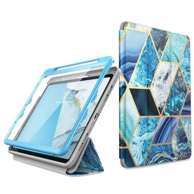 I-BLASON iPad Air 4 Cosmo Marble Trifold Stand Case