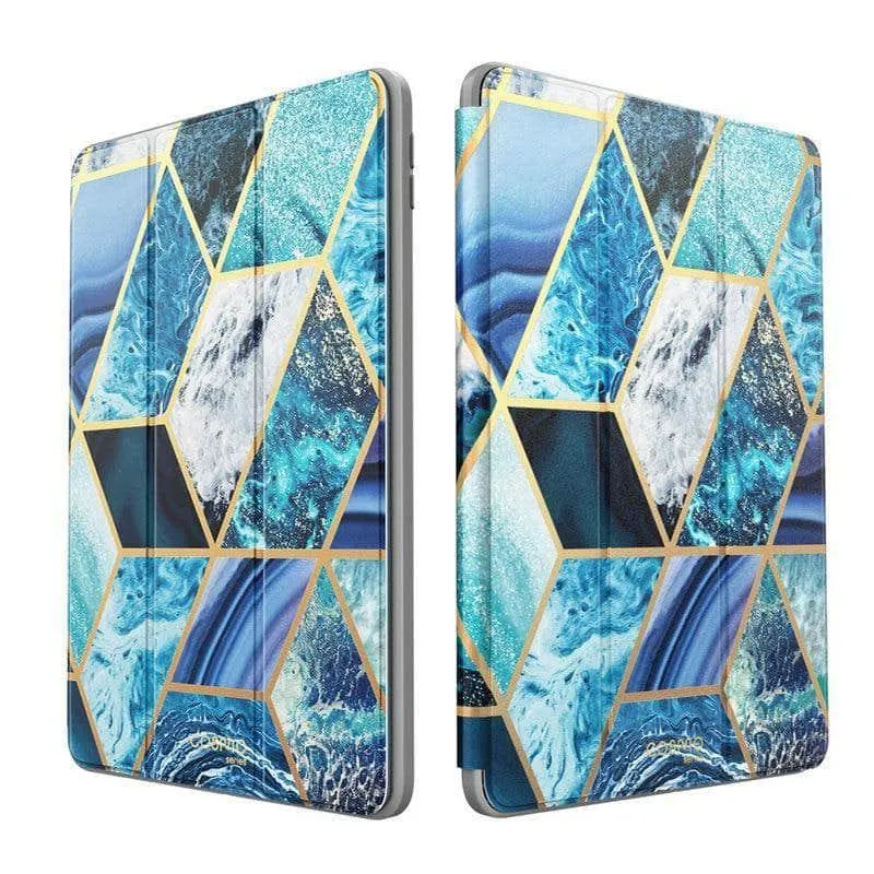I-BLASON iPad Air 4 Cosmo Marble Trifold Stand Case