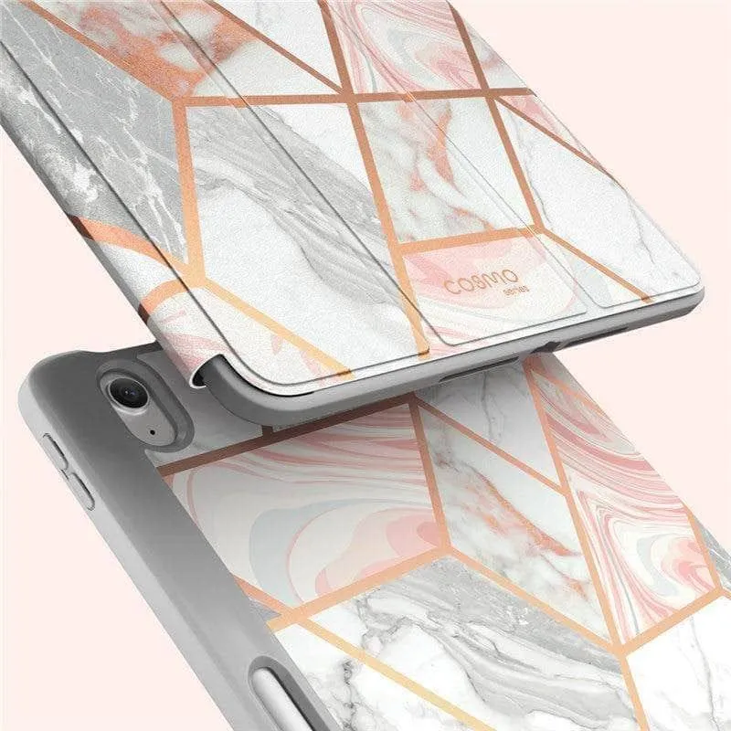 I-BLASON iPad Air 4 Cosmo Marble Trifold Stand Case