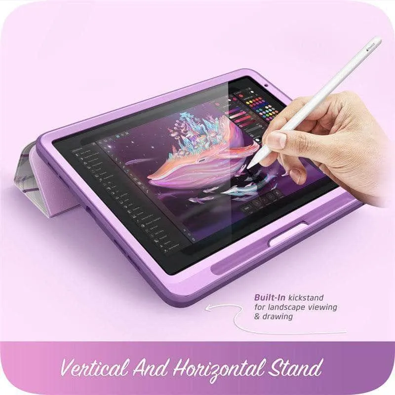 I-BLASON iPad Air 4 Cosmo Marble Trifold Stand Case