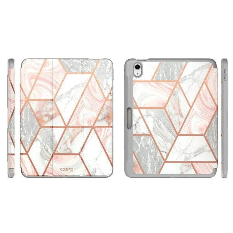 I-BLASON iPad Air 4 Cosmo Marble Trifold Stand Case