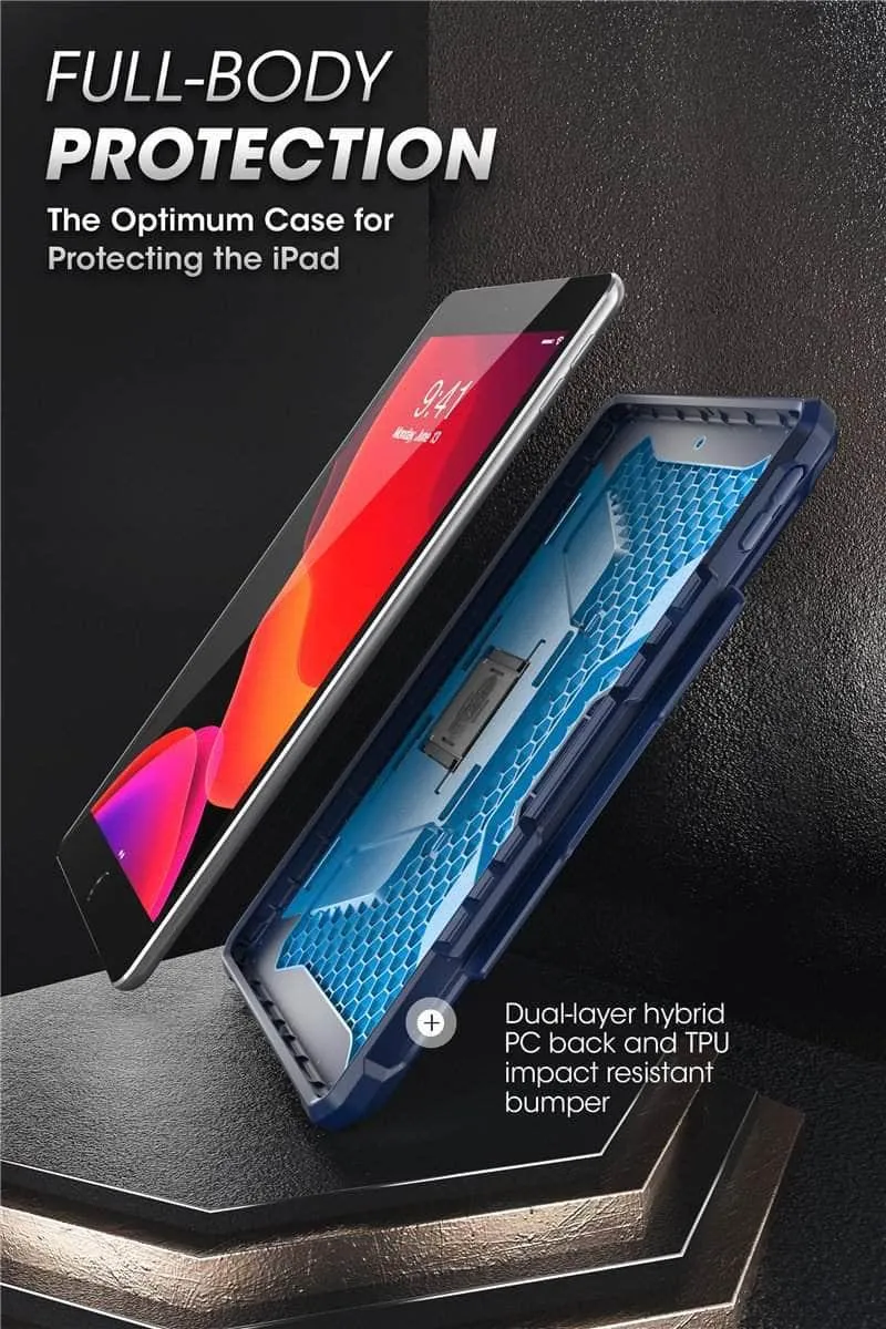 iPad 10.2 SUPCASE UB Slim Rubber Cover Built-in Apple Pencil Holder