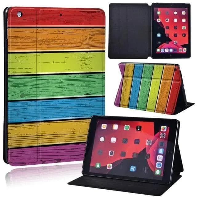iPad (2021) 9th Generation 10.2 Wood Grain Pattern Case