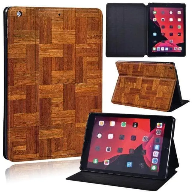 iPad (2021) 9th Generation 10.2 Wood Grain Pattern Case