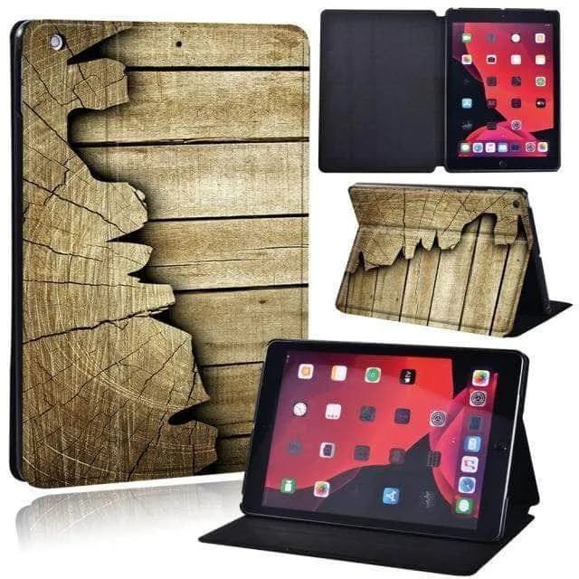 iPad (2021) 9th Generation 10.2 Wood Grain Pattern Case