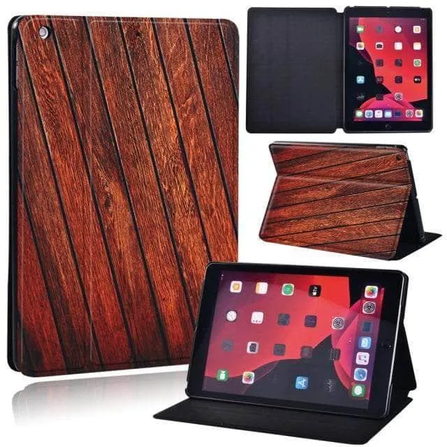 iPad (2021) 9th Generation 10.2 Wood Grain Pattern Case