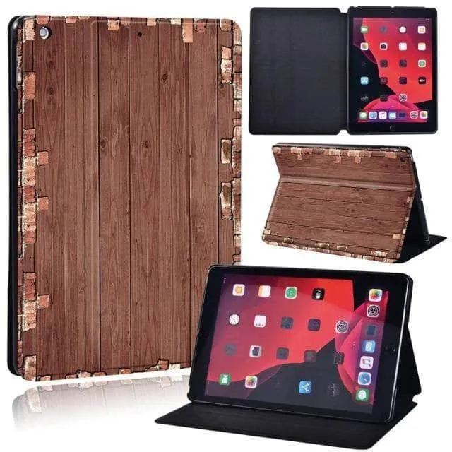 iPad (2021) 9th Generation 10.2 Wood Grain Pattern Case