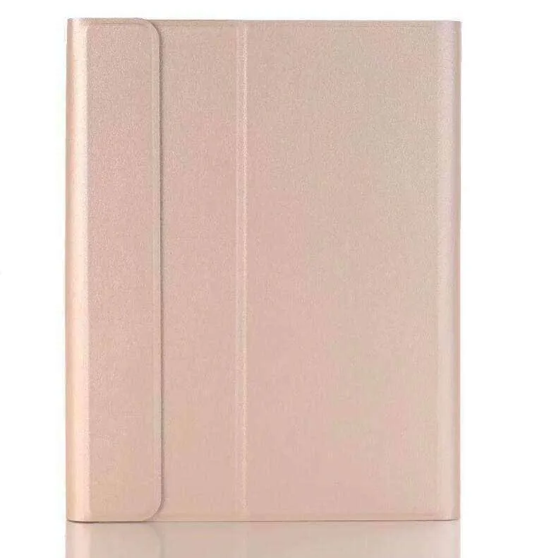 iPad 9.7 5/6 Leather Look Split Bluetooth Keyboard Case with Pen Slot