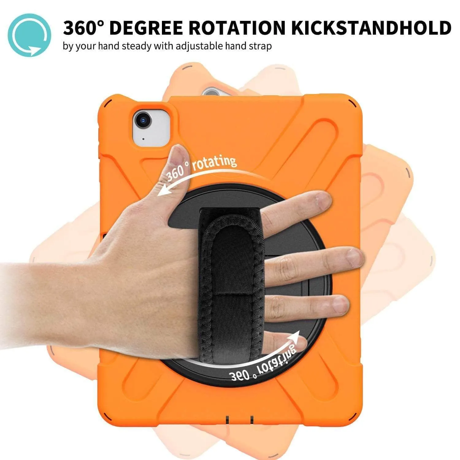 iPad Air 5 2022 Heavy Duty Shockproof Rugged Hybrid Protective Case