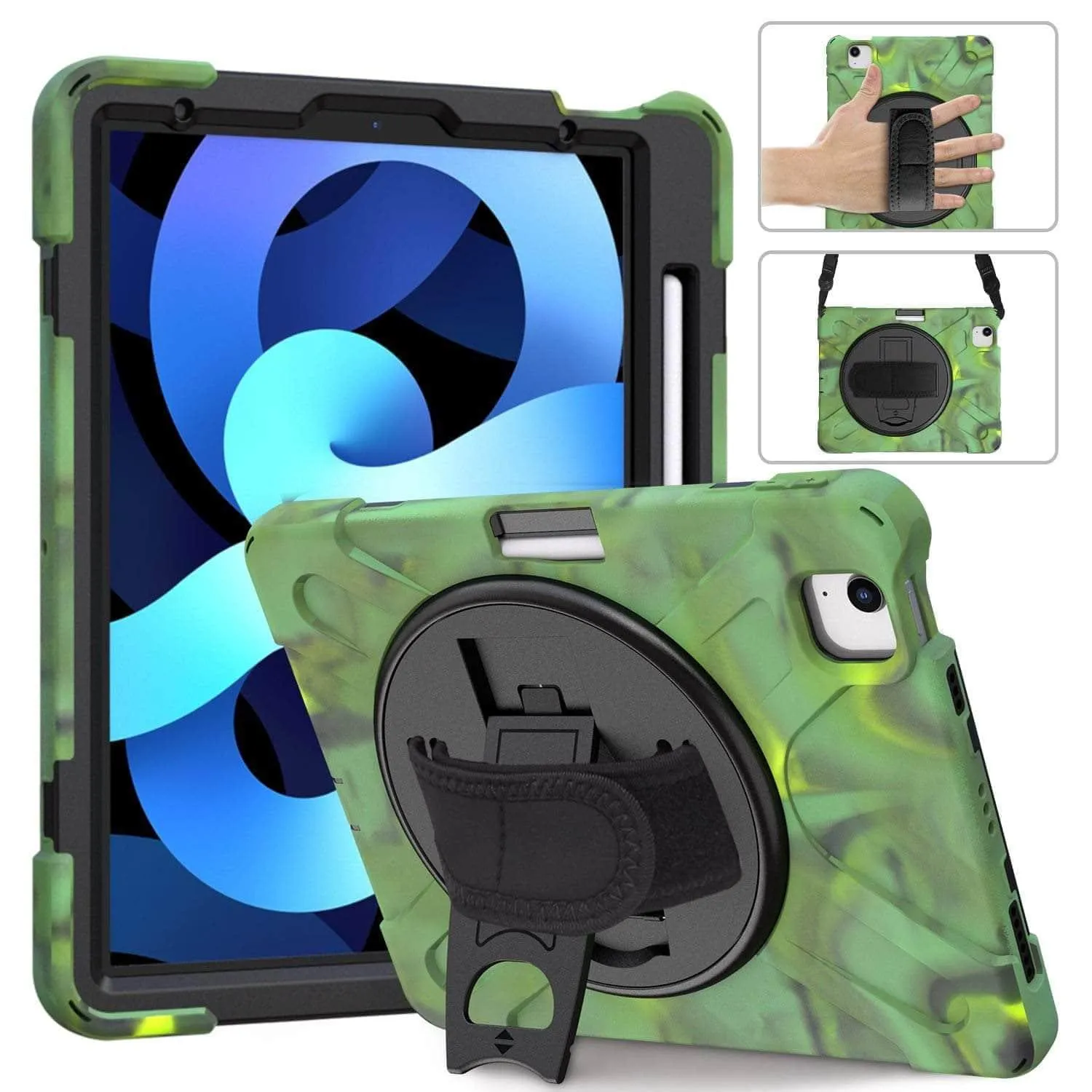 iPad Air 5 2022 Heavy Duty Shockproof Rugged Hybrid Protective Case