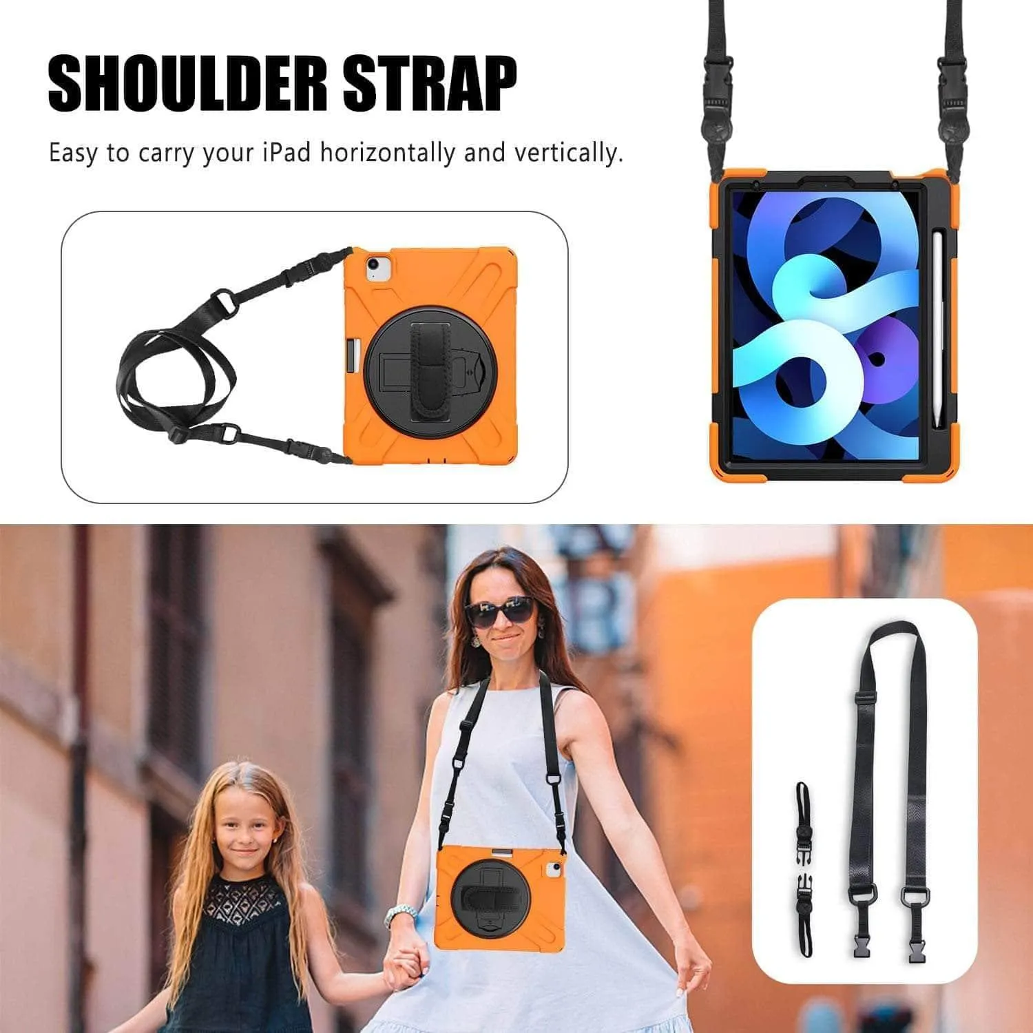 iPad Air 5 2022 Heavy Duty Shockproof Rugged Hybrid Protective Case