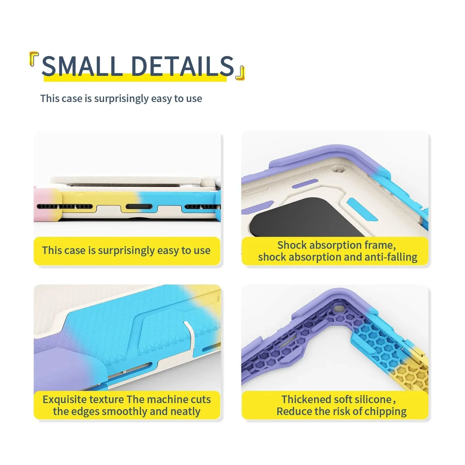 iPad Mini 6 Kids Safe Shockproof Rugged Full Protector Case