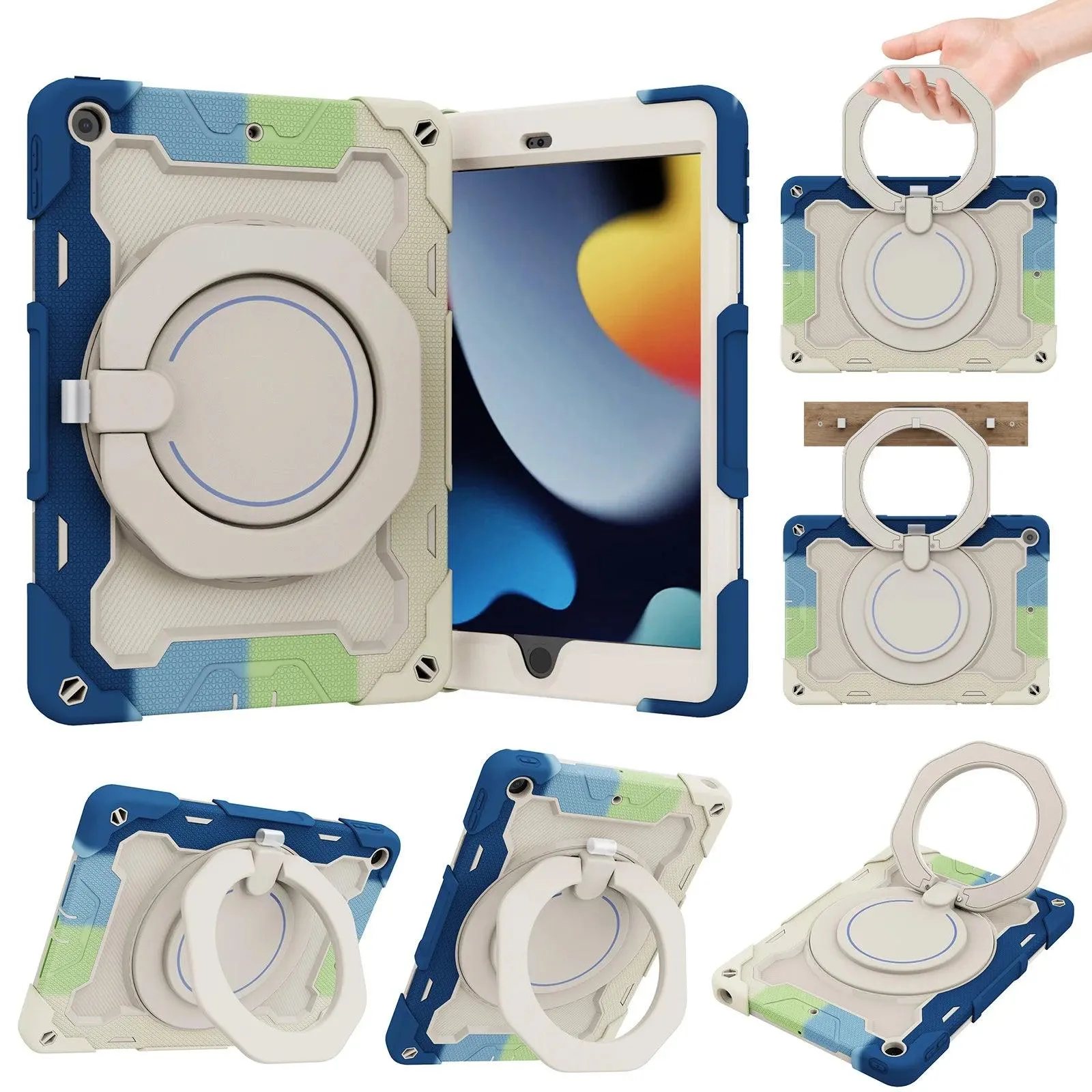 iPad Mini 6 Kids Safe Shockproof Rugged Full Protector Case