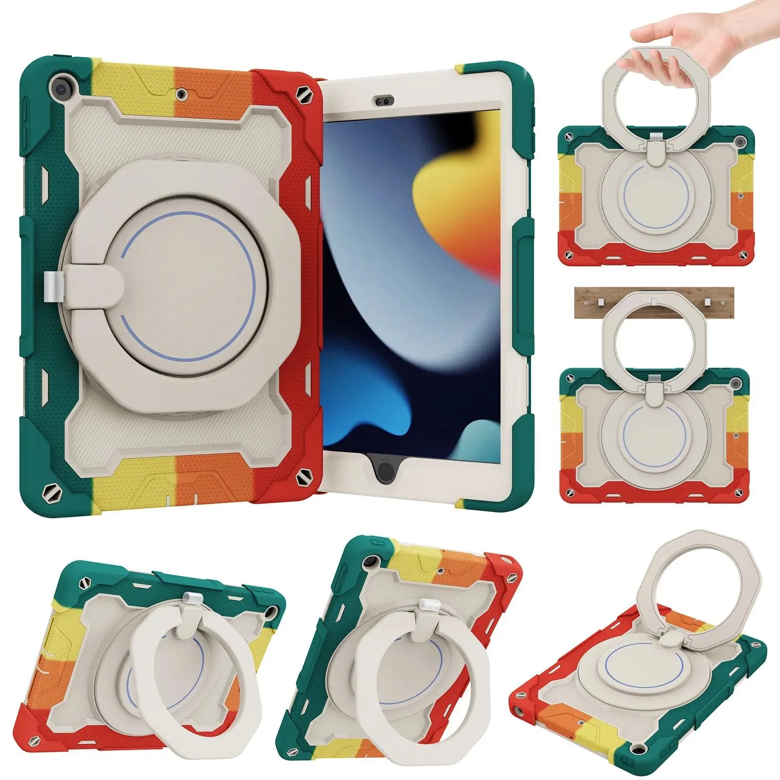 iPad Mini 6 Kids Safe Shockproof Rugged Full Protector Case