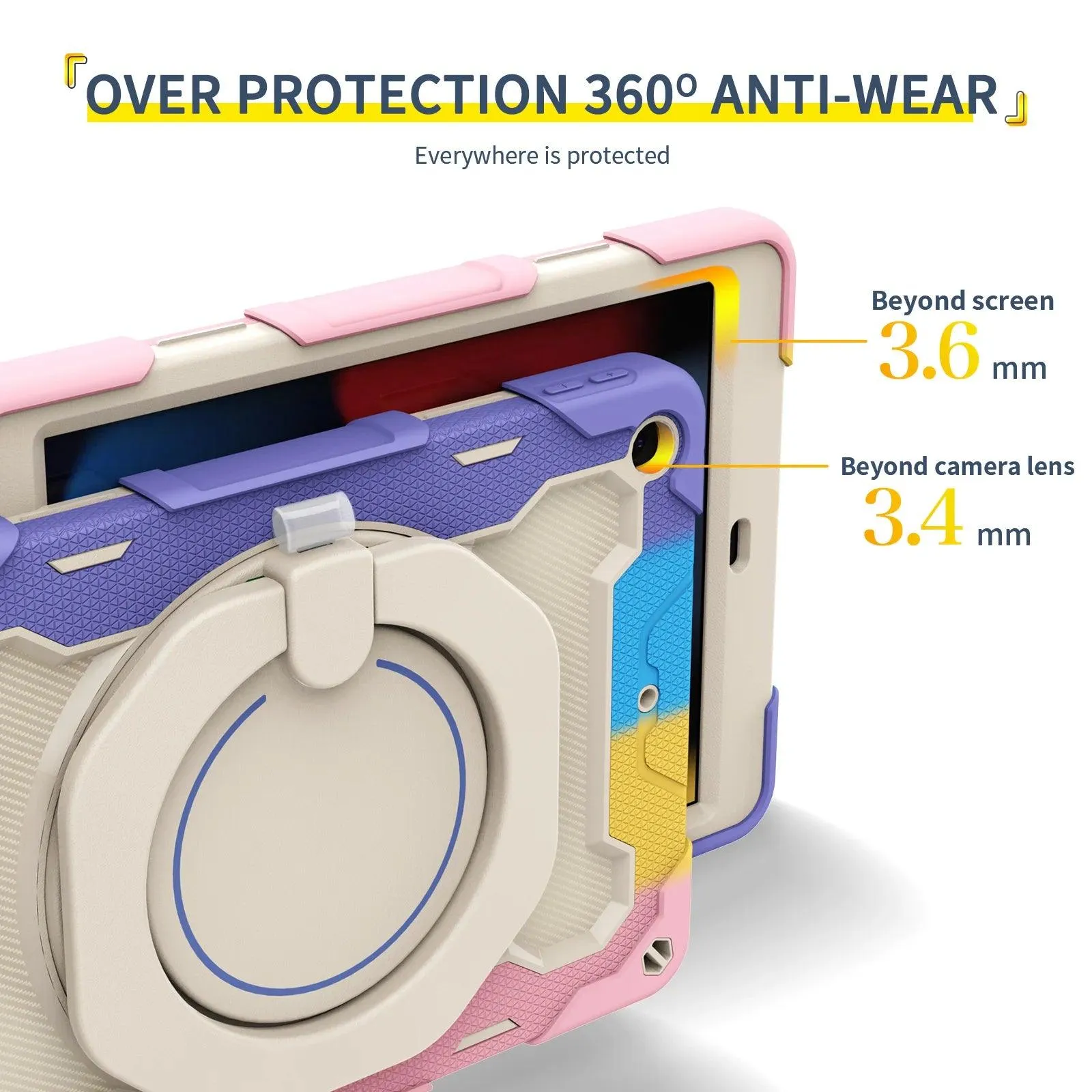 iPad Mini 6 Kids Safe Shockproof Rugged Full Protector Case