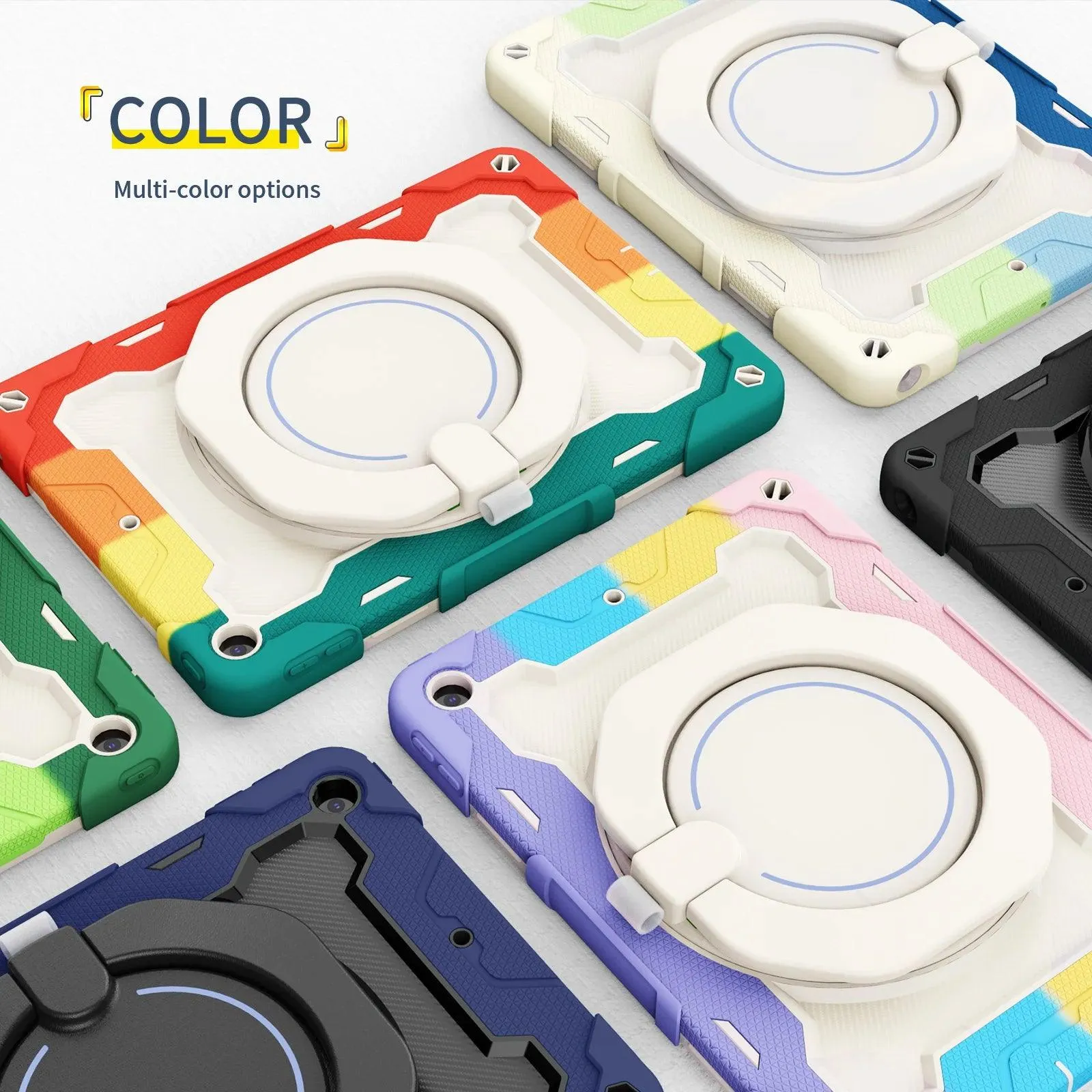 iPad Mini 6 Kids Safe Shockproof Rugged Full Protector Case