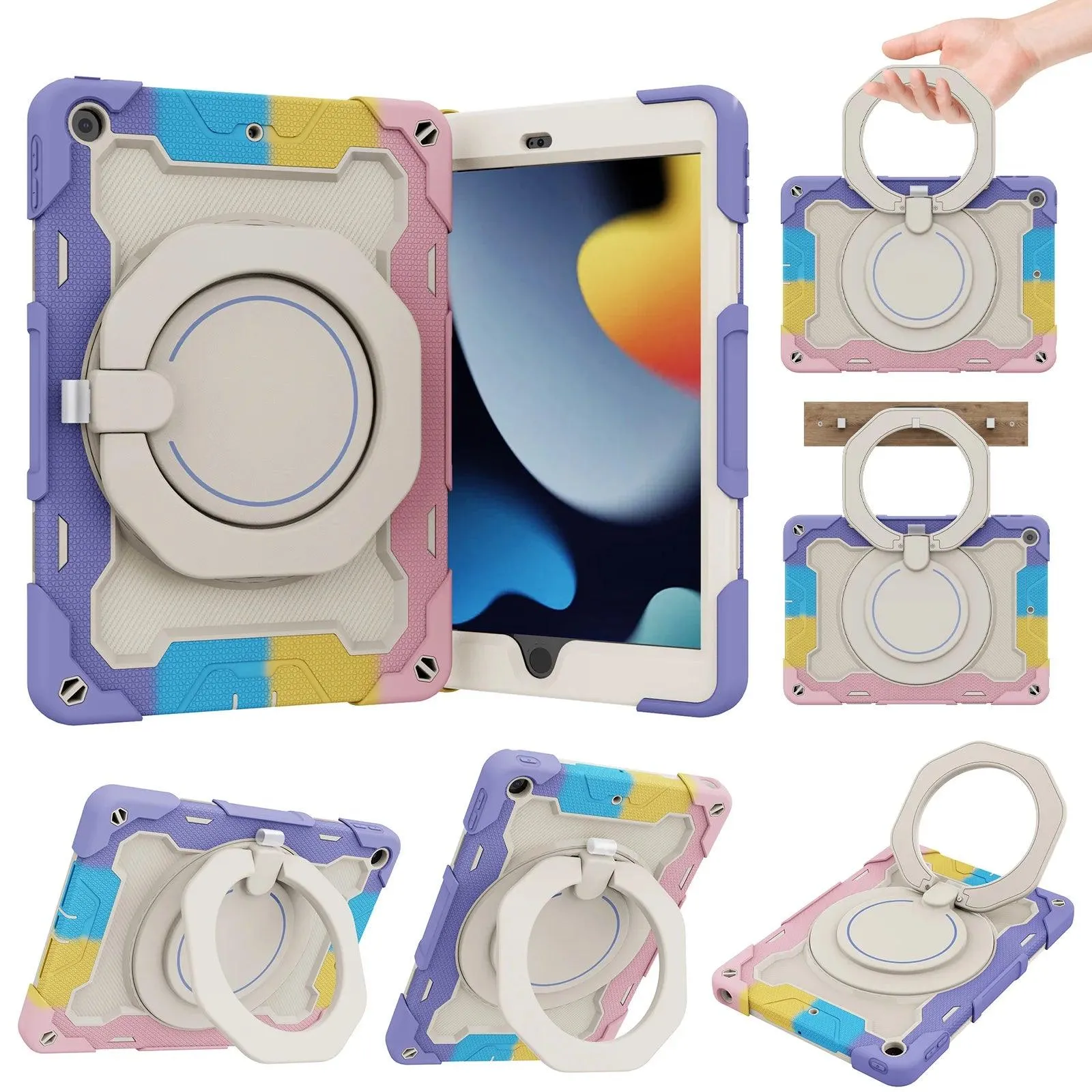 iPad Mini 6 Kids Safe Shockproof Rugged Full Protector Case