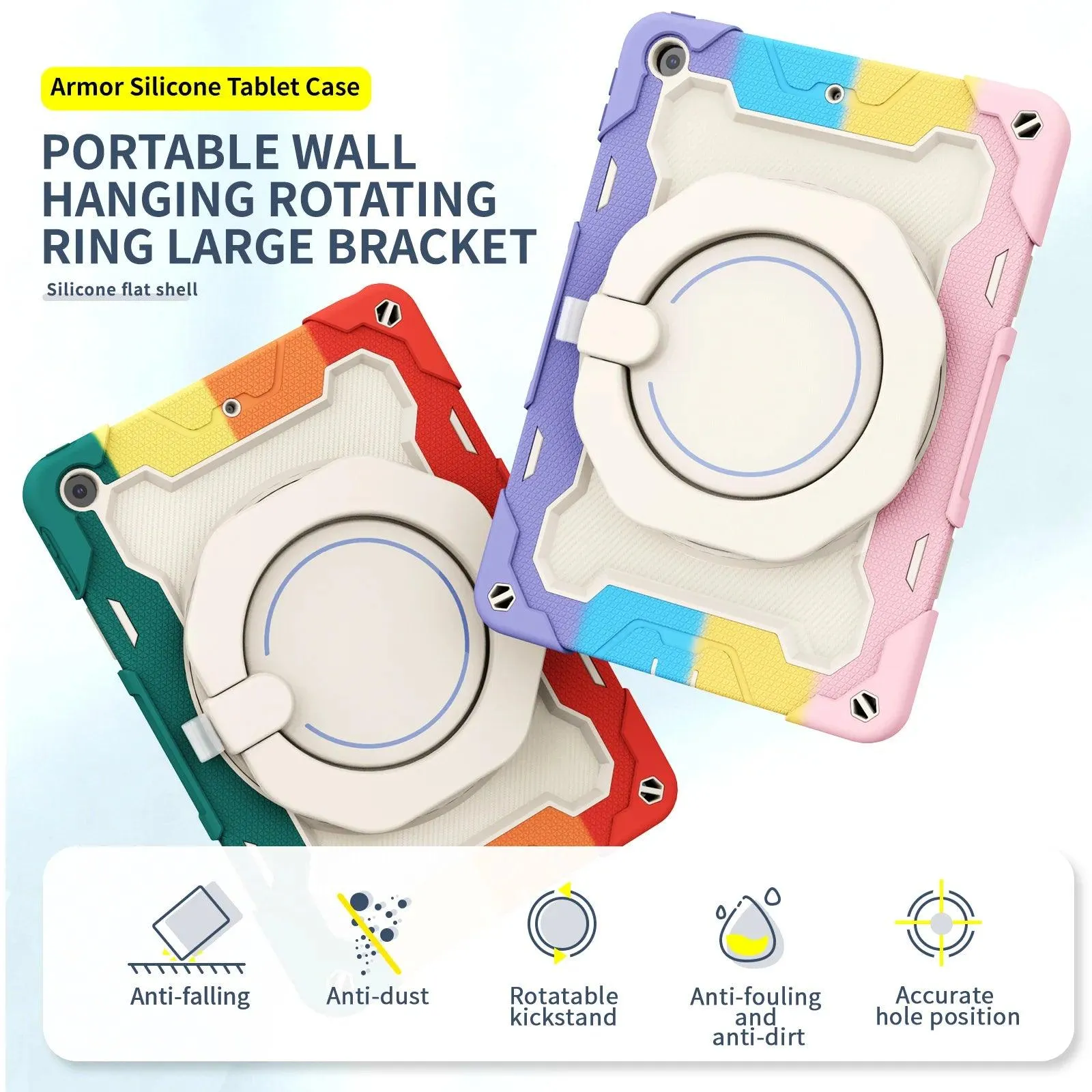 iPad Mini 6 Kids Safe Shockproof Rugged Full Protector Case