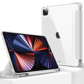 iPad Pro 11 2021 Clear TPU Back Pencil Holder Smart Case