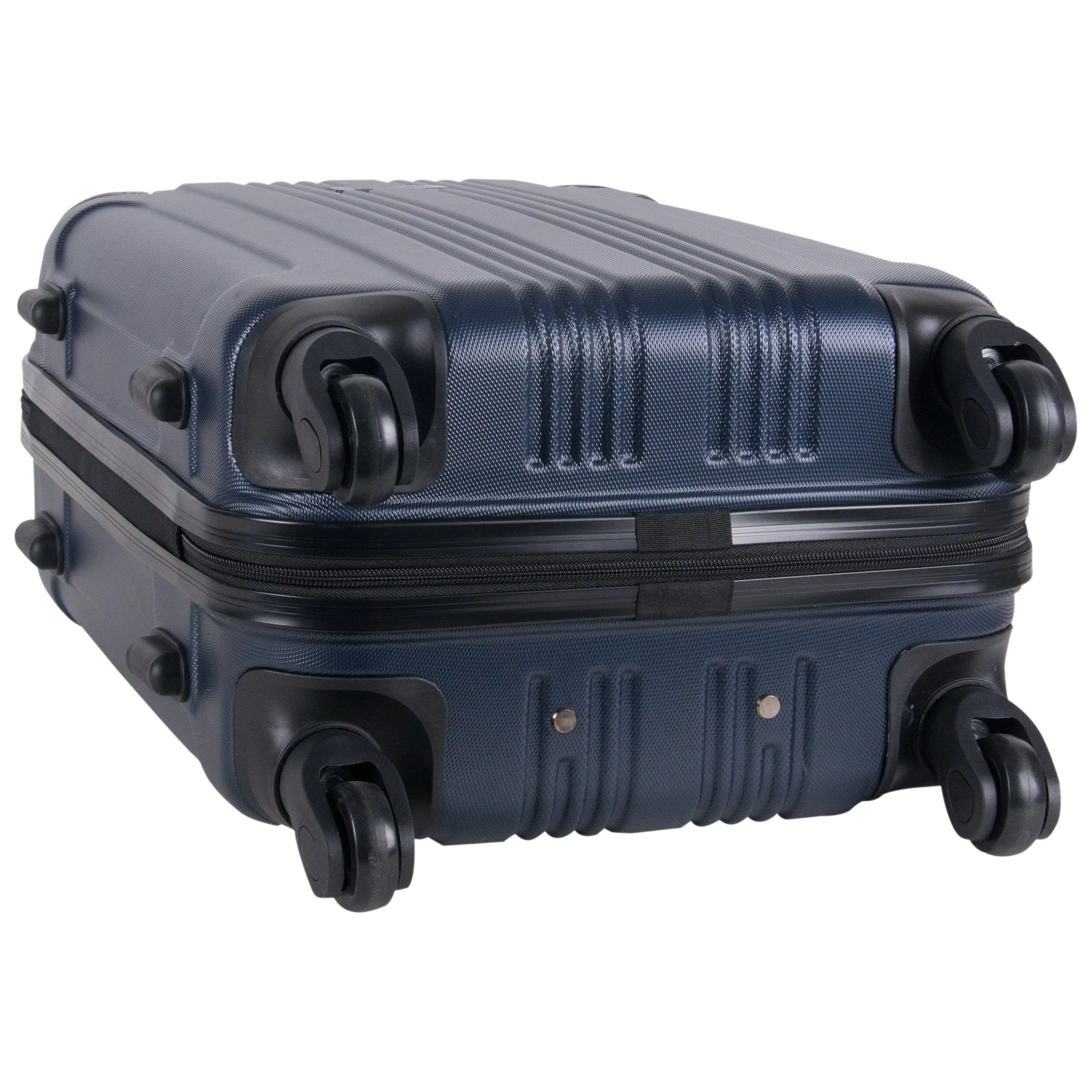 Kenneth Cole Reaction Out Of Bounds 20-Inch Carry-On Lightweight Durable Hardshell Luggage Navy